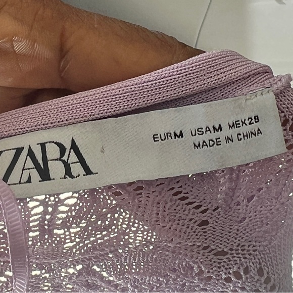 Zara Cardigan Beautiful Delicate Weave Womens size medium - Picture 6 of 6
